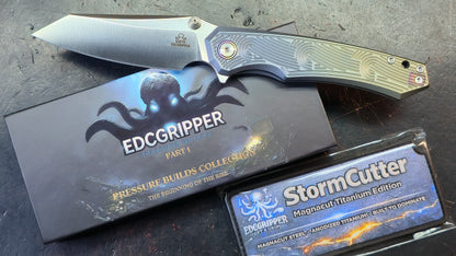 EDCGRIPPER STORMCUTTER LE Titanium Handle Magnacut Blade