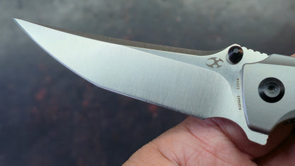 KANSEPT Baku Plain Titanium Handle CPM-S35VN Blade