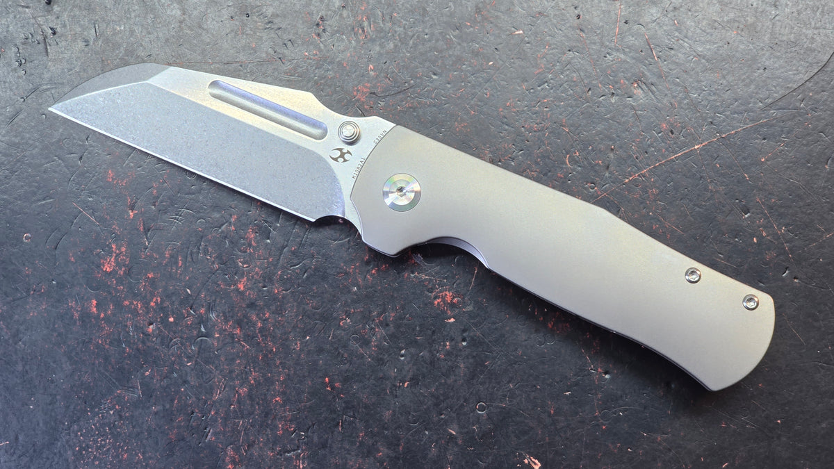 KANSEPT Dreadnaught Titanium Handle CPM S35VN Blade