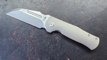 KANSEPT Dreadnaught Titanium Handle CPM S35VN Blade