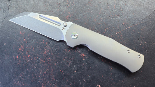 KANSEPT Dreadnaught Titanium Handle CPM S35VN Blade