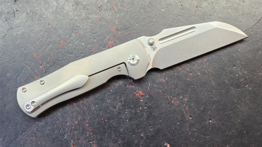 KANSEPT Dreadnaught Titanium Handle CPM S35VN Blade