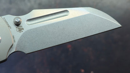 KANSEPT Dreadnaught Titanium Handle CPM S35VN Blade