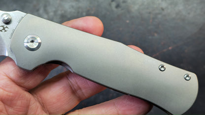 KANSEPT Dreadnaught Titanium Handle CPM S35VN Blade