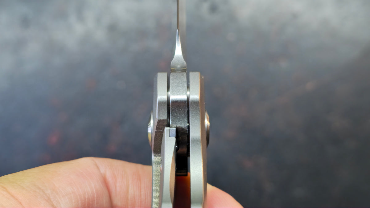 KANSEPT Dreadnaught Titanium Handle CPM S35VN Blade