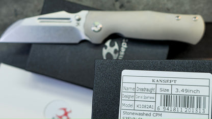 KANSEPT Dreadnaught Titanium Handle CPM S35VN Blade
