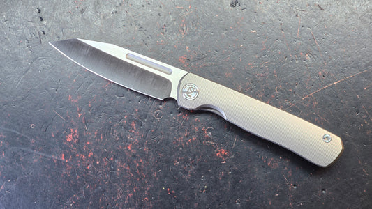 Miguron Knives Ekry Titanium Handle CPM-20CV Blade