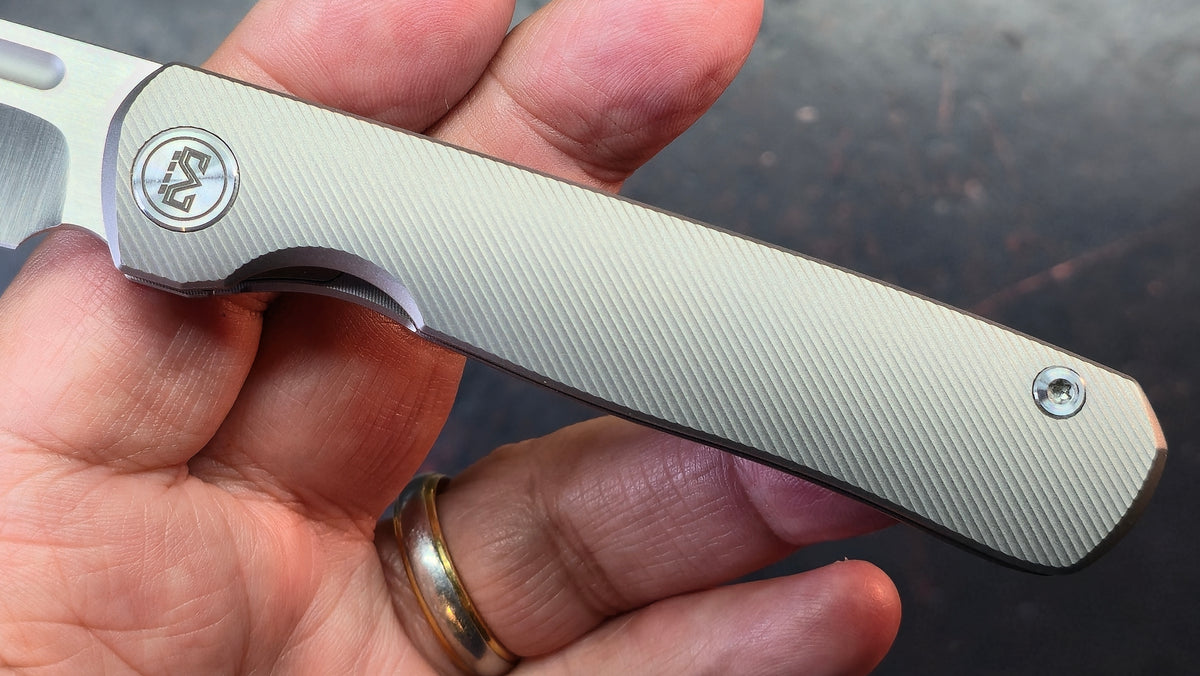 Miguron Knives Ekry Titanium Handle CPM-20CV Blade
