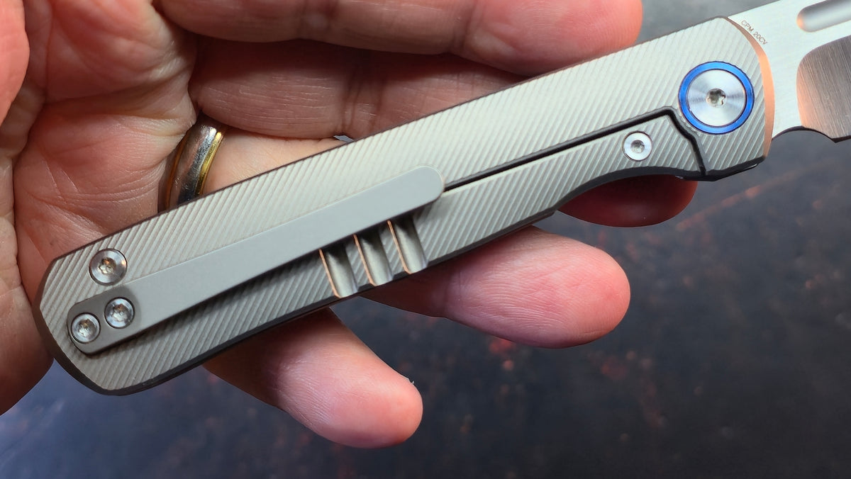 Miguron Knives Ekry Titanium Handle CPM-20CV Blade