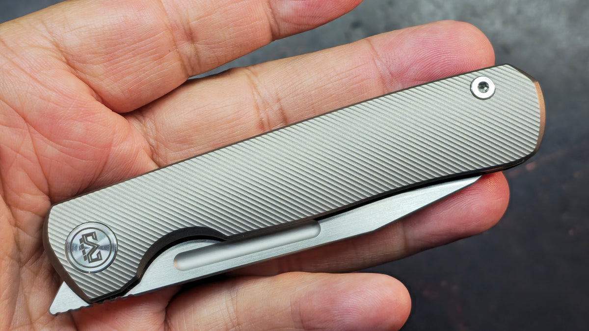 Miguron Knives Ekry Titanium Handle CPM-20CV Blade