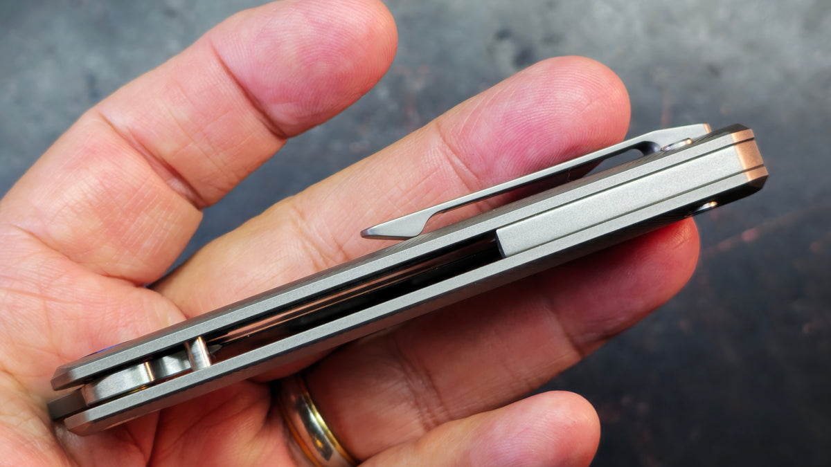 Miguron Knives Ekry Titanium Handle CPM-20CV Blade