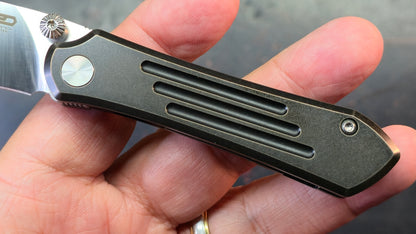 Bestech Icarus Black/Bronze SW Titanium Handle M390 Blade