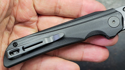 Bestechman Smuga Black G-10 Handle AEB-L Blade