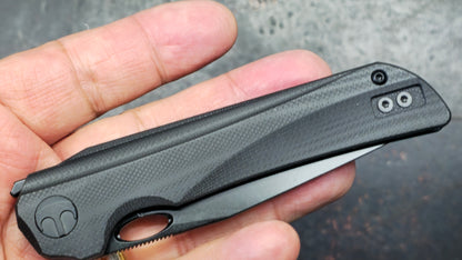 Bestechman Smuga Black G-10 Handle AEB-L Blade