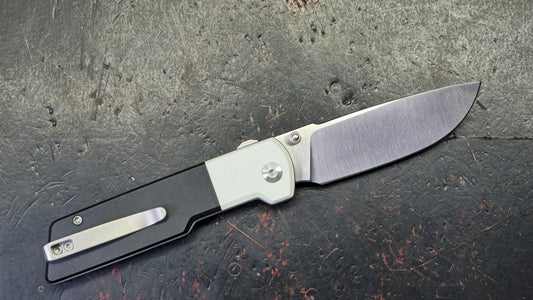 Civivi Zygon White/Black G-10 Handle Nitro-V Blade