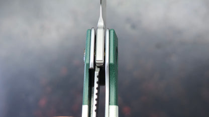 Civivi Brr15 Light Teal Green/White G-10 Handle Nitro-V Blade