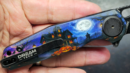 Dreamtech D4211 Button Liner Lock 2026 Halloween G10 Handle D2 Blade
