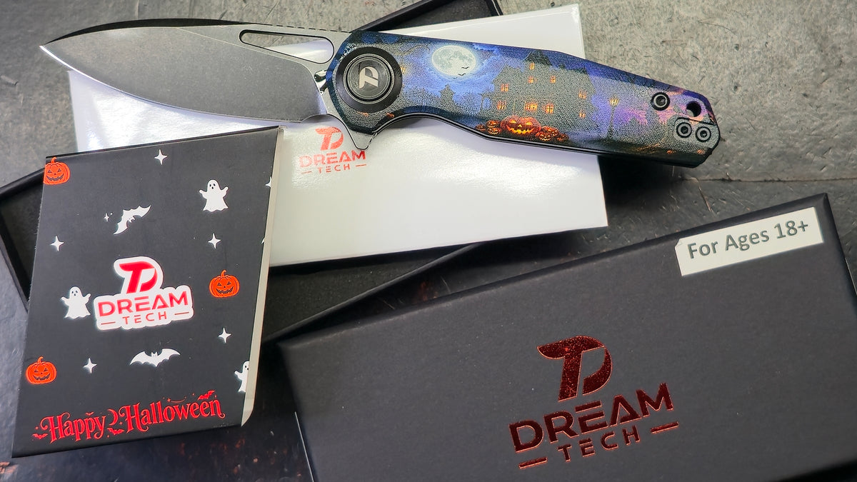 Dreamtech D4211 Button Liner Lock 2026 Halloween G10 Handle D2 Blade