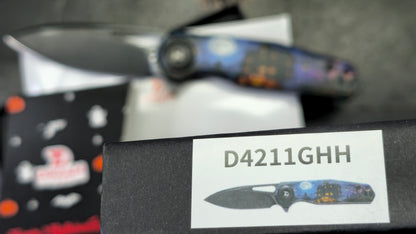 Dreamtech D4211 Button Liner Lock 2026 Halloween G10 Handle D2 Blade