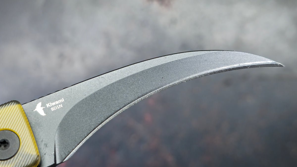 Kizer Kiwami Top Liner Lock Yellow PEI Handle BD1N Blade