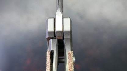 Bestech Nyrrdreki Button Bolster Lock Micarta/Titanium Handle M390 Blade