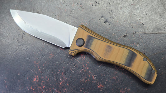 North Mountain Blade Lucky Dog Tan G10 Handle SLD-Magic Blade