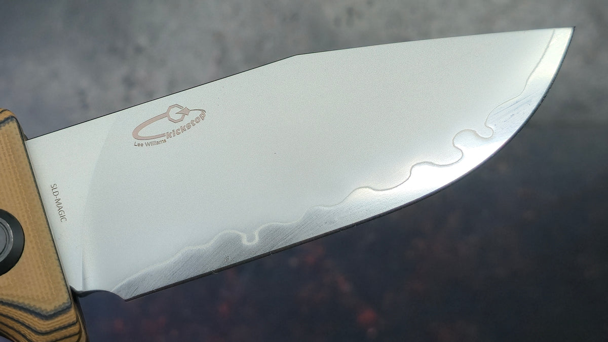 North Mountain Blade Lucky Dog Tan G10 Handle SLD-Magic Blade