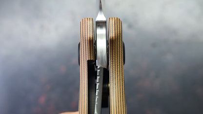 North Mountain Blade Lucky Dog Tan G10 Handle SLD-Magic Blade
