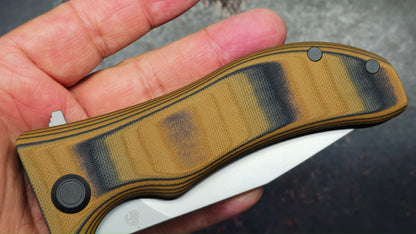North Mountain Blade Lucky Dog Tan G10 Handle SLD-Magic Blade