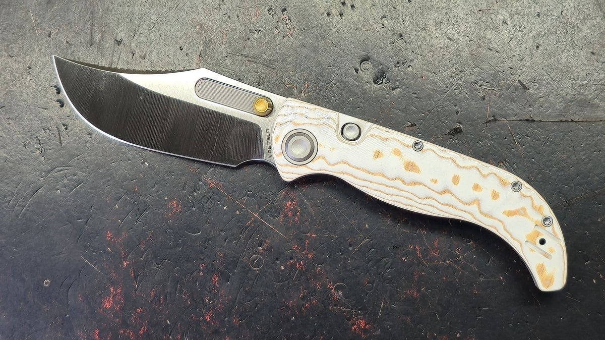 Vosteed Naga Button Liner Lock Micarta Handle S35VN Blade