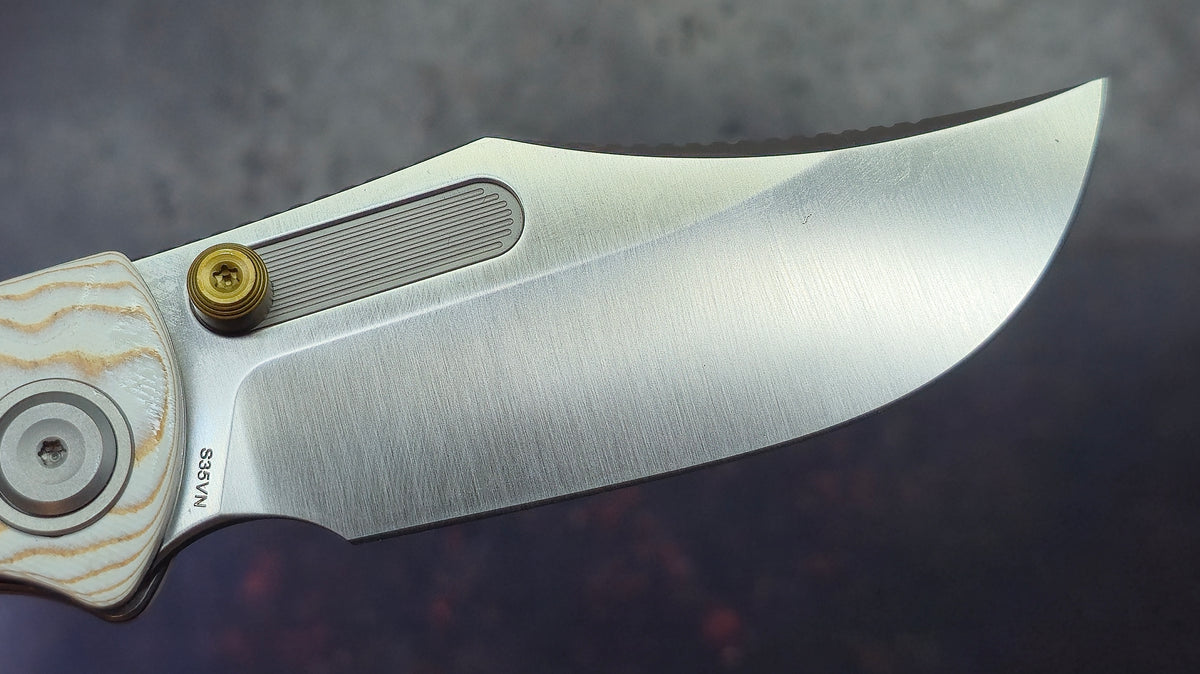 Vosteed Naga Button Liner Lock Micarta Handle S35VN Blade