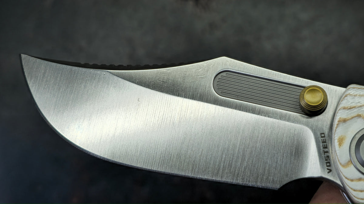 Vosteed Naga Button Liner Lock Micarta Handle S35VN Blade