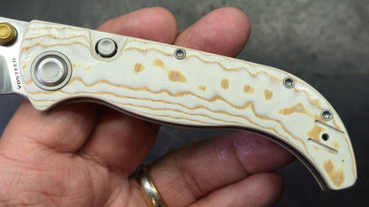 Vosteed Naga Button Liner Lock Micarta Handle S35VN Blade