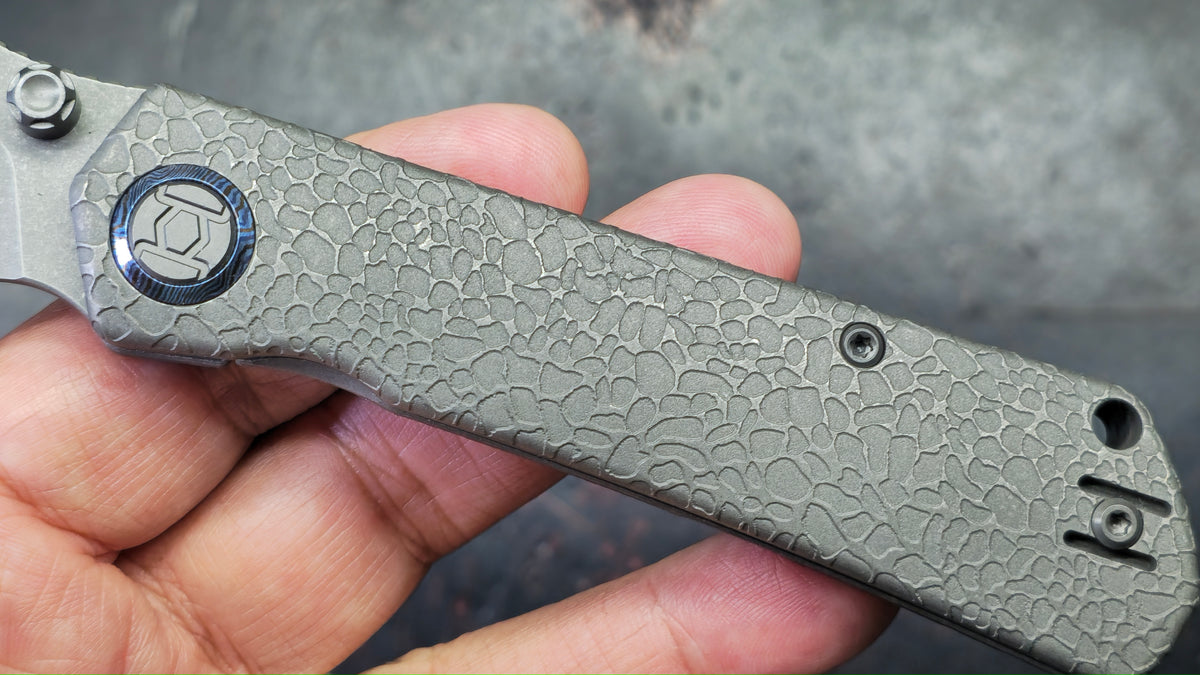 Kunwu Cochise Honeydew Texture Full Stonewashed VANCRON Blade