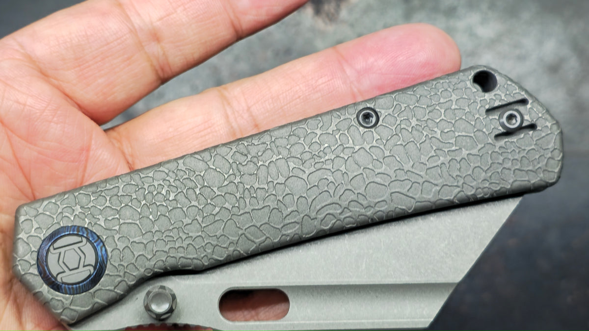 Kunwu Cochise Honeydew Texture Full Stonewashed VANCRON Blade