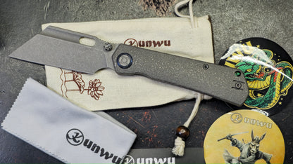 Kunwu Cochise Honeydew Texture Full Stonewashed VANCRON Blade