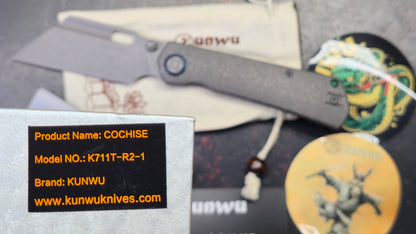 Kunwu Cochise Honeydew Texture Full Stonewashed VANCRON Blade