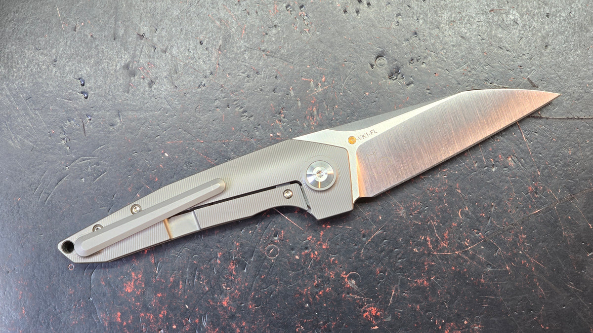 Kizer VK1-FL Titanium Handle S35VN Blade