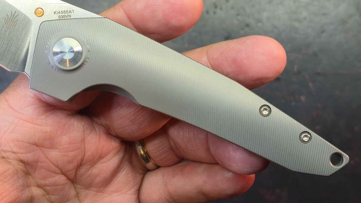 Kizer VK1-FL Titanium Handle S35VN Blade