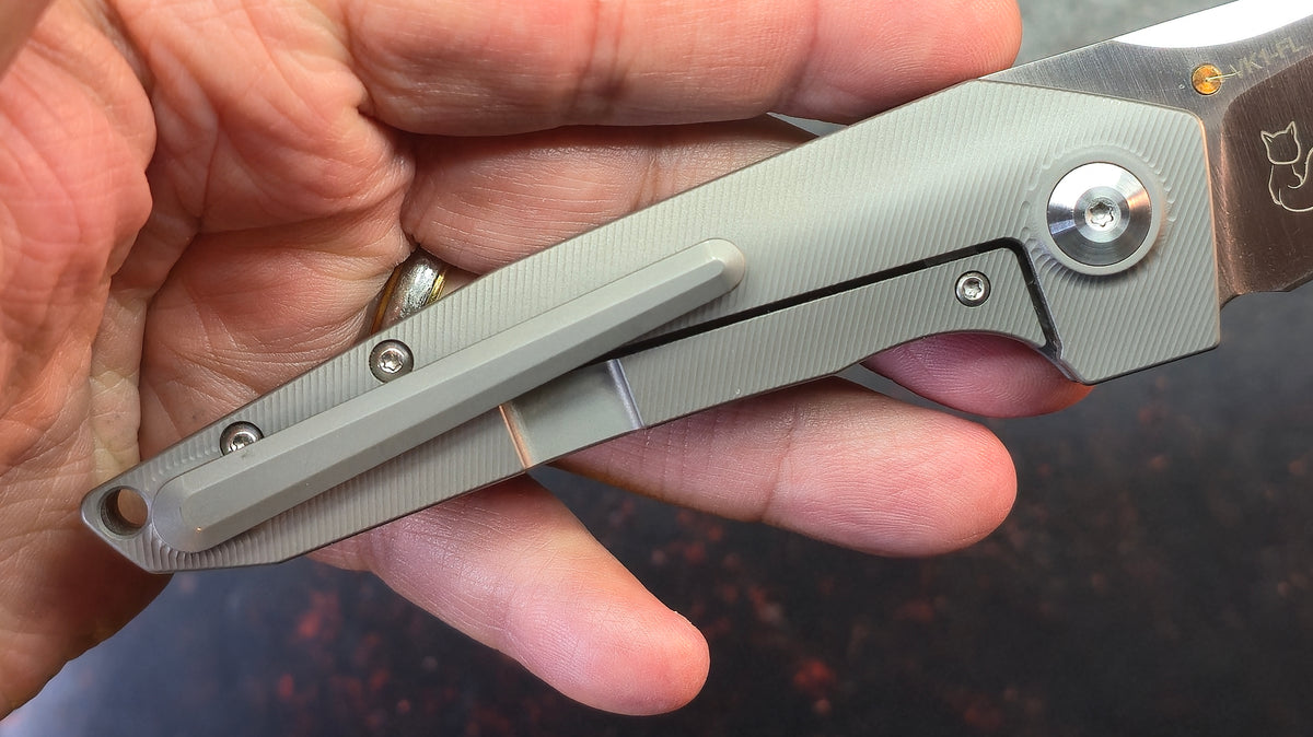 Kizer VK1-FL Titanium Handle S35VN Blade