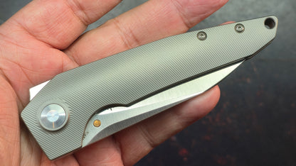 Kizer VK1-FL Titanium Handle S35VN Blade
