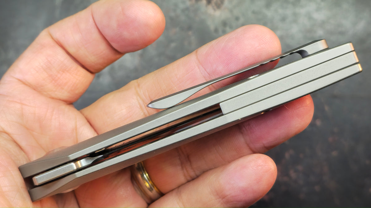 Kizer VK1-FL Titanium Handle S35VN Blade