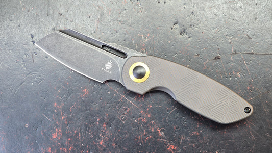 Kizer October Titanium Handle CPM 20CV Blade