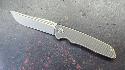 Kizer Matanzas Titanium Carbon Fiber Handle S35VN Blade