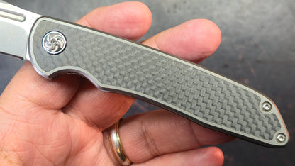 Kizer Matanzas Titanium Carbon Fiber Handle S35VN Blade