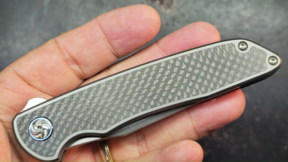 Kizer Matanzas Titanium Carbon Fiber Handle S35VN Blade