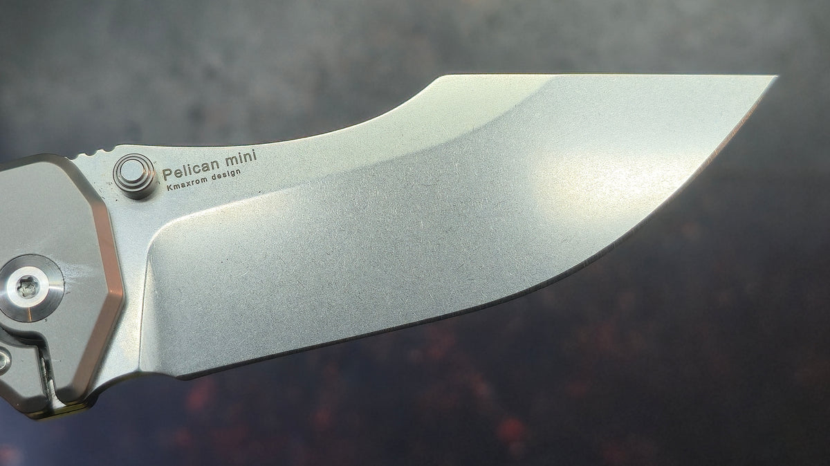 Kizer Pelican Mini Titanium Handle S35VN Blade