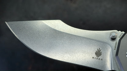 Kizer Pelican Mini Titanium Handle S35VN Blade