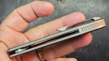 Kizer Pelican Mini Titanium Handle S35VN Blade