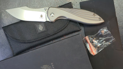 Kizer Pelican Mini Titanium Handle S35VN Blade